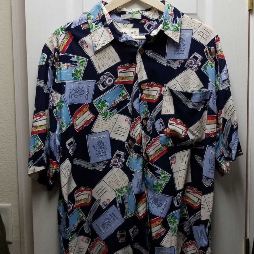 M.E Sport button up travelers shirt